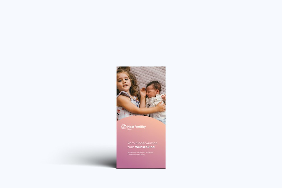 Flyer „Vom Kinderwunsch zum Wunschkind“
